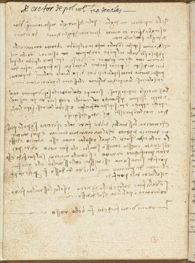 Vogelvluchtcode, c. 1505-06, papieren manuscript, cc. 18, Omslag II door Leonardo da Vinci